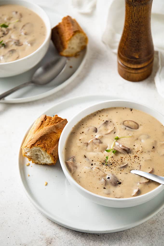 easy mushroom soup